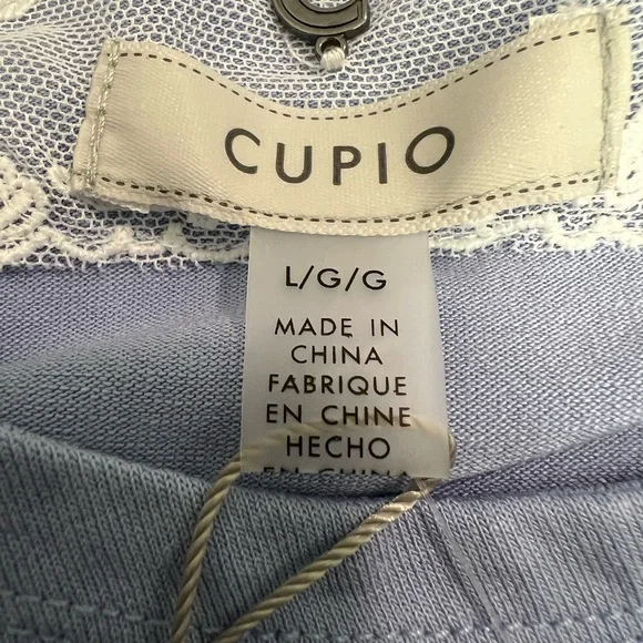 Women's Cupio “Juliana” Periwinkle Short Sleeve Top - Picture 4 of 7